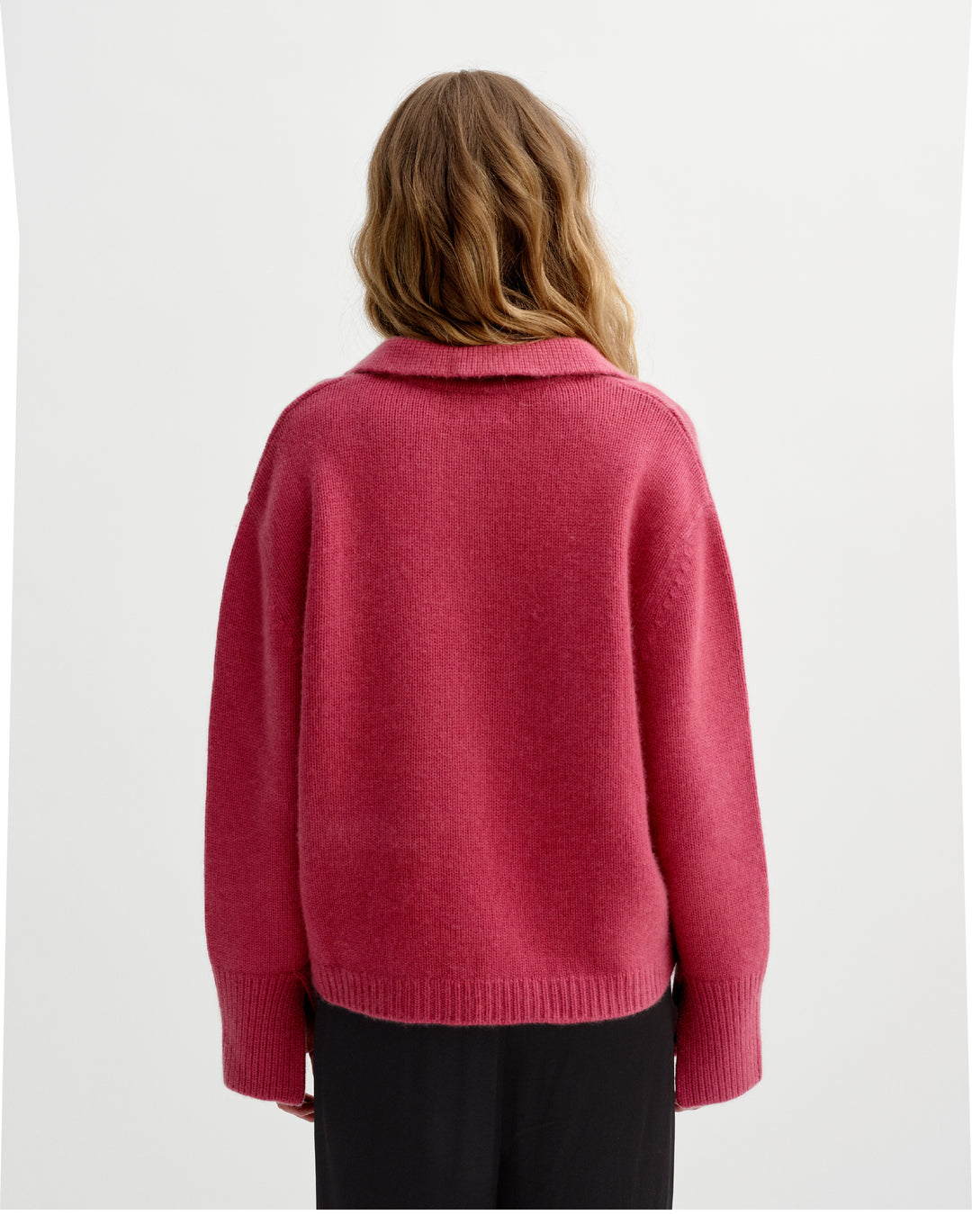 Monaco Cashmere Sweater Baroque Rose