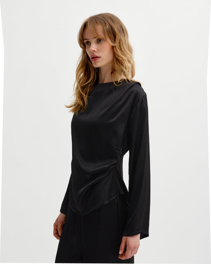 Paris Blouse Black