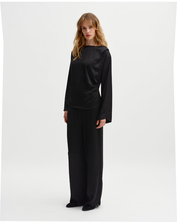 Paris Blouse Black